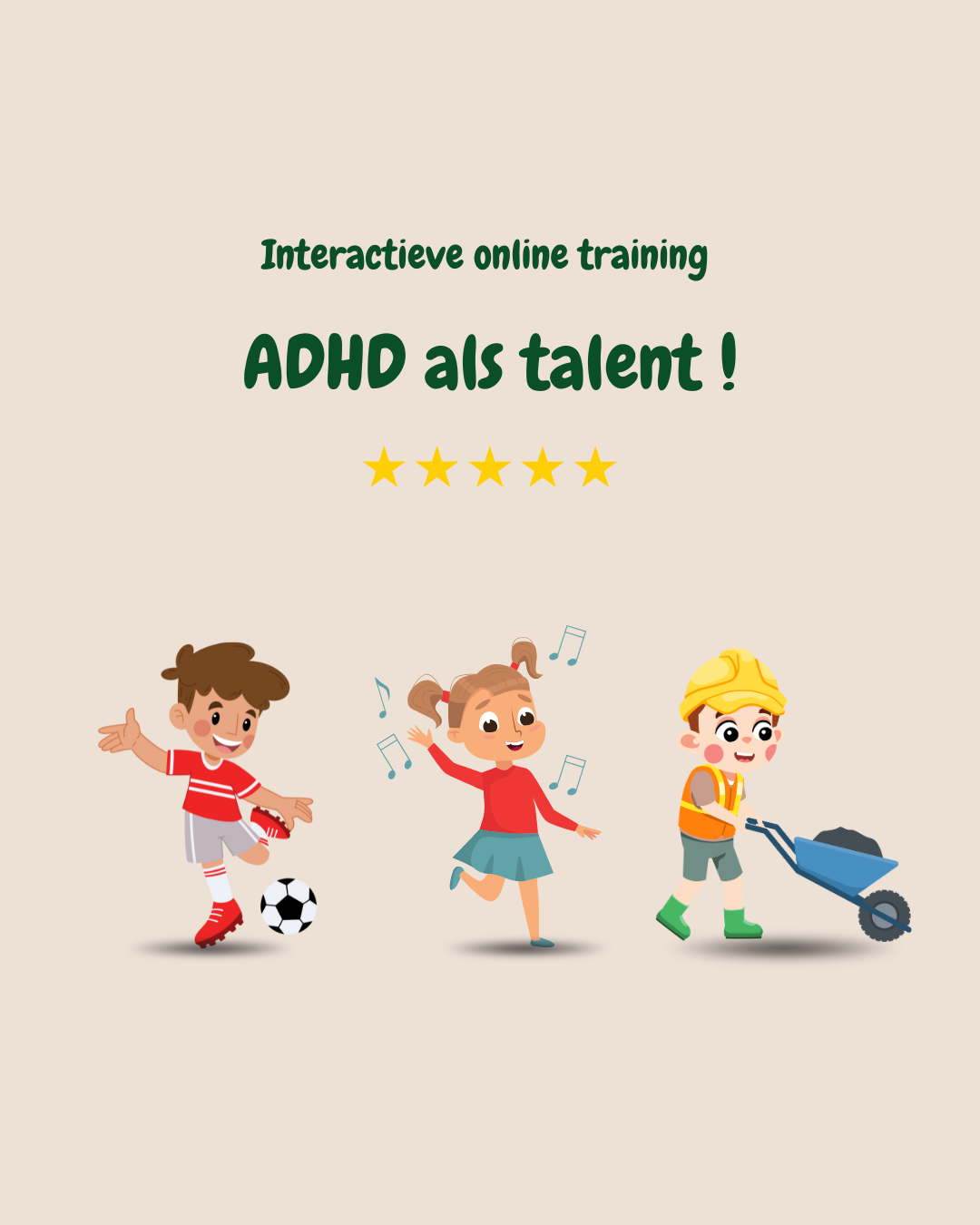 Afbeelding die de kracht van ADHD laat zien met focus op talenten en positief zelfbeeld