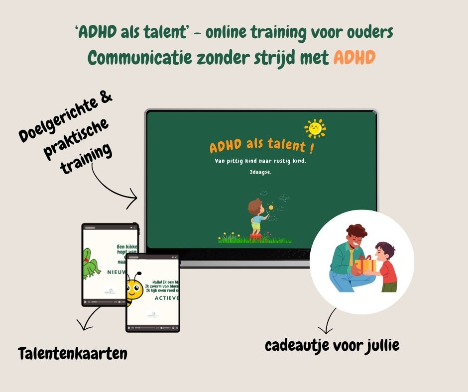 Afbeelding die de kracht van ADHD laat zien met focus op talenten en positief zelfbeeld